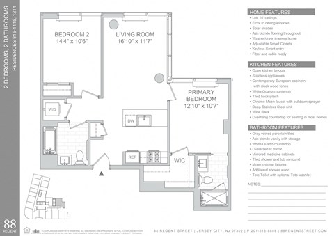 88 Regent Street Studio-2 Beds Apartment for Rent - Photo Gallery 65
